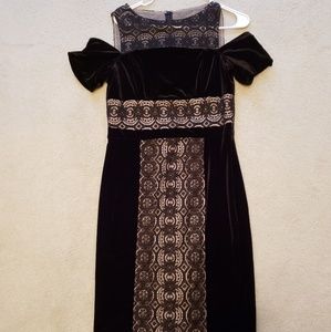 Maggy London cold shoulder dress